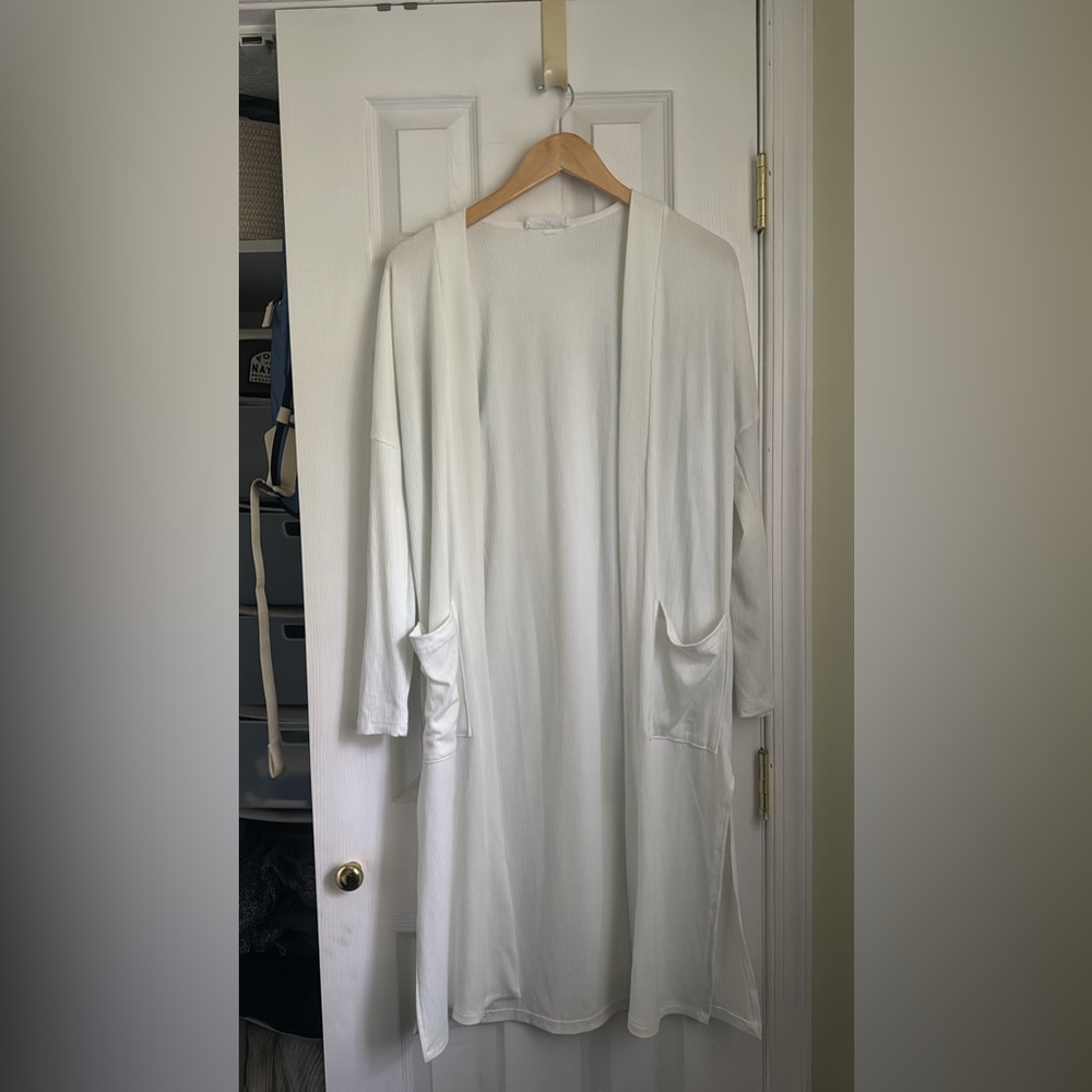 Ribbed cardigan